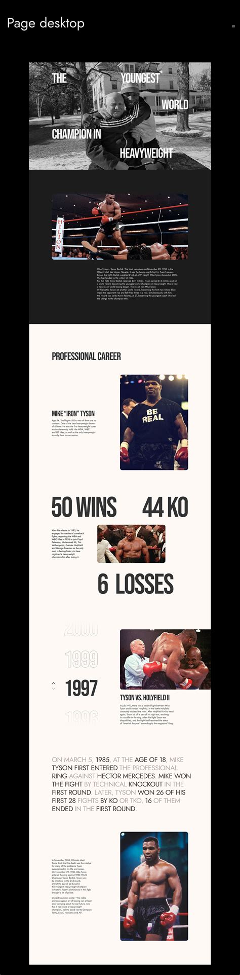 IRON Mike Tyson on Behance