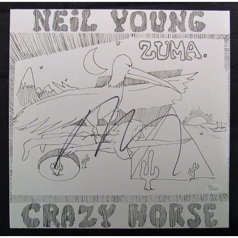 Neil Young Signed Crazy Horse "Zuma" Vinyl Record Album (JSA Hologram ...