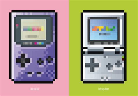 Game Console Themed Posters with Pixel Art Style | Gadgetsin