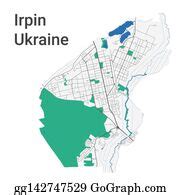 4 Irpin Map Clip Art | Royalty Free - GoGraph