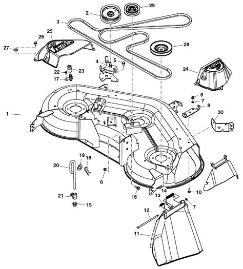 Visualizing the John Deere D110 Deck Structure: A Diagram Breakdown