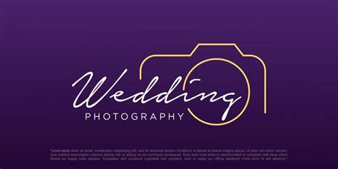 Premium Vector | Wedding photography logo design vector template