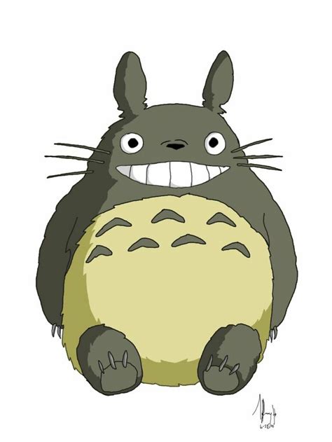 Dedicado a todos los fans de totoro | Totoro, Dessin animé, Peinture ...