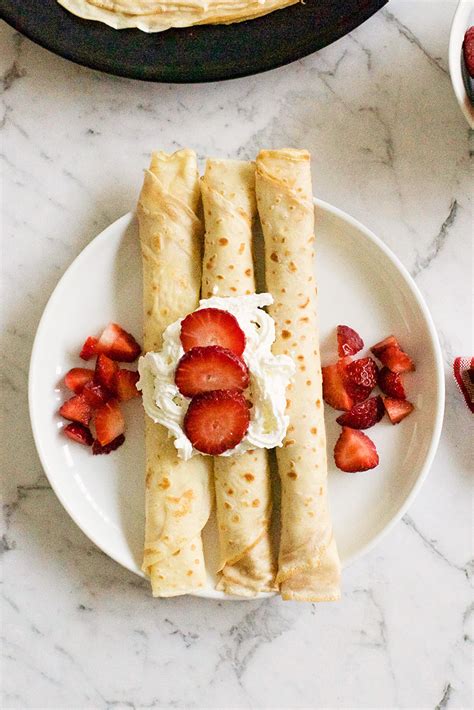 Simple Crepes Recipe - Make and Takes