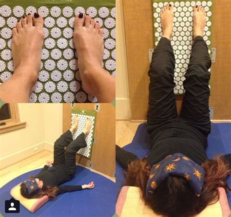 Bed Of Nails acupressure mat can be used all over the body, not just ...