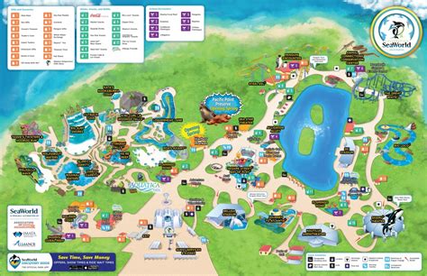 Seaworld Orlando Map Printable | Printable Maps