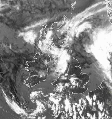 Meteosat - precipitation - United Kingdom - Ireland