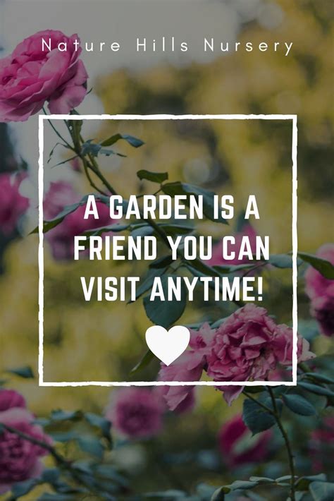 A garden is a friend... #gardening #quotes | Garden quotes, Online ...