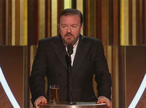 Ricky Gervais Truly Didn't Care As He Hosted the 2020 Golden Globes