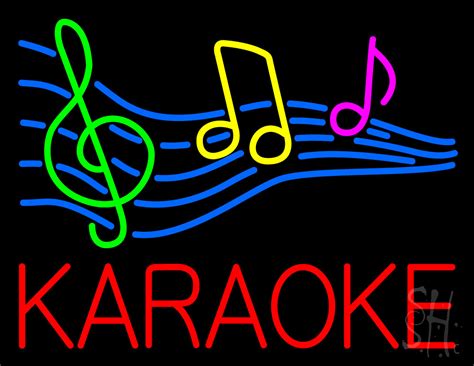 Red Karaoke Block LED Neon Sign - Karaoke Neon Signs - Everything Neon