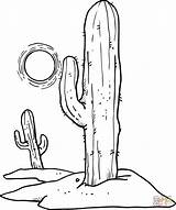 Desert Coloring Page Preschool sketch template