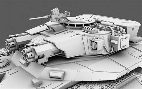 tank turret exploded view - Google Search Sci Fi Weapons, Concept Weapons, Sci Fi Tech, Army ...