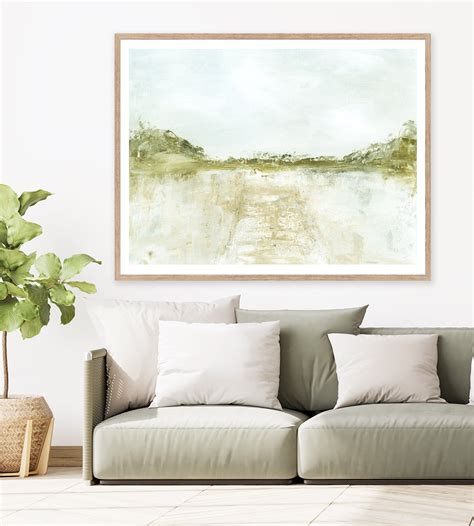 Lake Dock Abstract Lake Landscape Painting Printable Wall Art Download, Cottage Pier Art Print ...