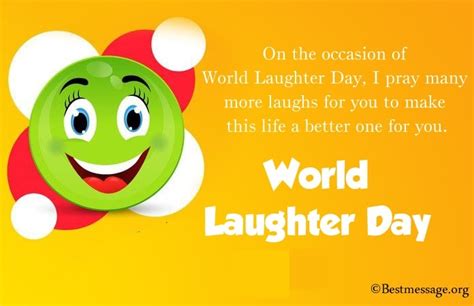 World Laughter Day Messages – Laughter Wishes and Quotes