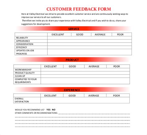 Customer Feedback Report Template | Free Report Templates