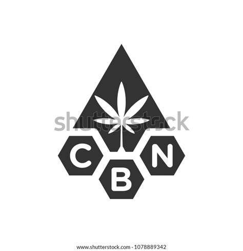 Cannabis Vector Logo Cbn Logo Stock Vector (Royalty Free) 1078889342 ...