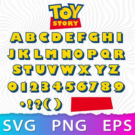 Toy Story Font SVG | Inspire Uplift