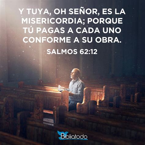 Salmos 62:12 TLA - Versículo del Día