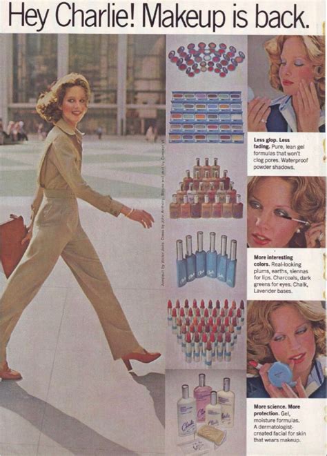 Charlie’s Ad 1970s in 2024 | Vintage makeup ads, Retro beauty, Retro ads