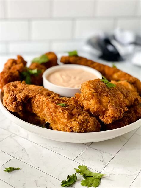 Crispy Raising Cane’s Chicken Fingers (With Cane's Sauce)