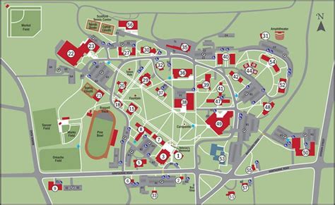 Map & Directions | Campus map, University campus, Whitworth university