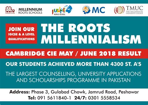 Congratu... - Roots Millennium Schools Khyber Campus, Peshawar