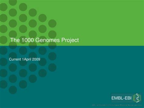 PPT - The 1000 Genomes Project PowerPoint Presentation, free download - ID:3535904