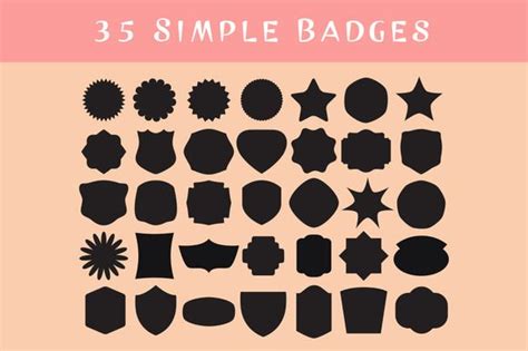 35 Simple Badges | Photoshop tutorial design, Web design tutorials