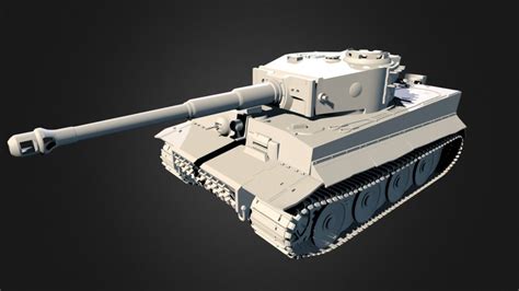 Tiger 1 E RE - 3D model by adriahnmiguel (@aamiguel) [5bd5c34] - Sketchfab