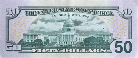 50 Dollar Bill Template