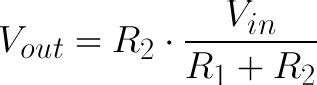 Voltage divider equation - lasopaontheweb