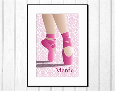 It's About Art and Design: Merde Ballet Toe Shoes Poster