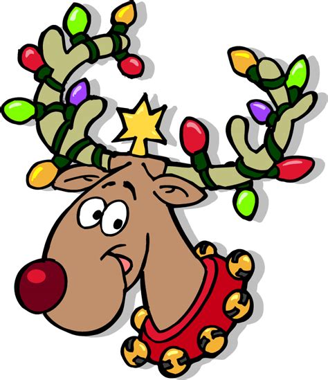 Free Funny Reindeer Cliparts, Download Free Funny Reindeer Cliparts png ...