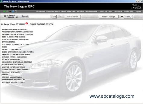 Jaguar JEPC 2014 Spare Parts Catalog Download