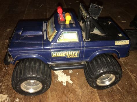 BIGFOOT Vintage 1983 Playskool 4x4 Monster Toy Truck Not Working With KEY | #2026390823