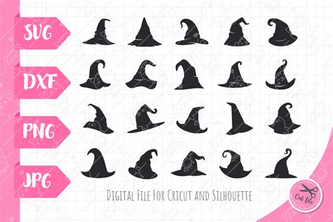 Witch Hat SVG | Witch Cap Silhouette Png Graphic by FoxGrafy · Creative ...