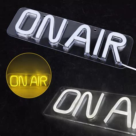 ON AIR NEON Sign On Off Recording Studio LED Lamp for Door Sign Wall Decor Light $12.69 - PicClick