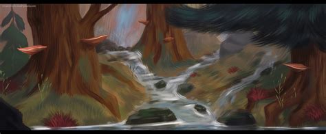 ArtStation - forest environment concept