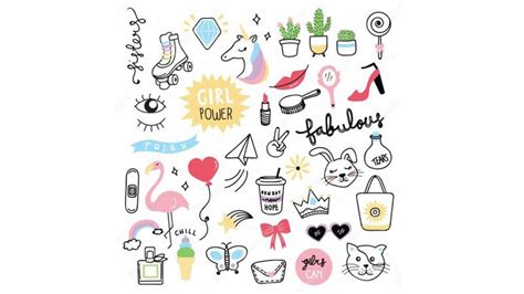 Top 10+ mẫu sticker trang trí sổ tay vector đẹp, ấn tượng