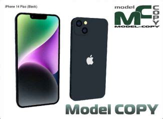 iPhone 14 Plus (Black) - 3D Model - 71498 - Model COPY - Default