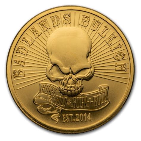 Buy 1 oz Gold Round - Badlands Bullion | APMEX