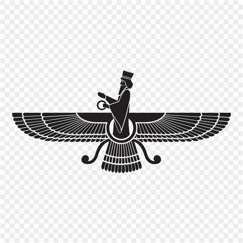 Symbol of Zoroastrianism isolated 7659933 Vector Art at Vecteezy