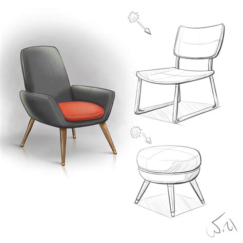 Industrial design sketching: Chairs design (2021) on Behance