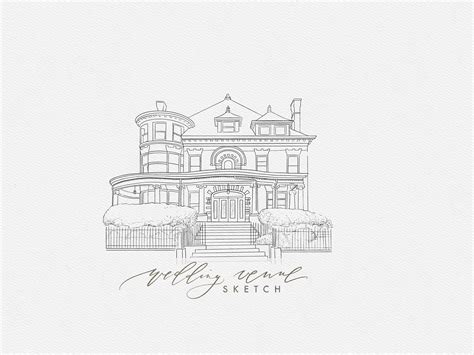 Custom Wedding Venue Sketch - Etsy