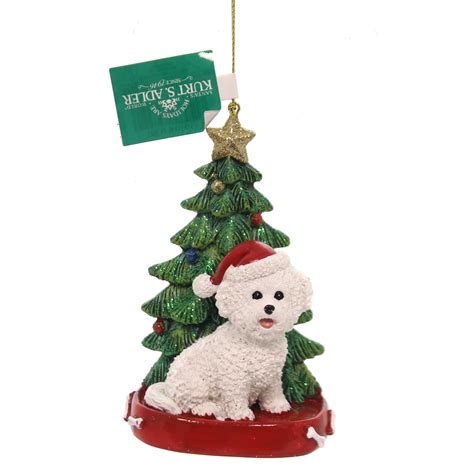 Holiday Ornament Dog W/Christmas Tree Pet Puppy Best Friend C7615 ...