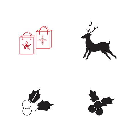 Christmas logo vector 5894475 Vector Art at Vecteezy