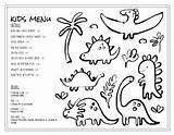 Childrens Menus Kids Coloring For Restaurants Sketch Coloring Page sketch template