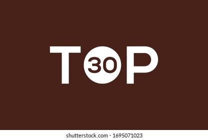 Top Thirty 30 Logo Design Template Stock Vector (Royalty Free) 1695071023 | Shutterstock