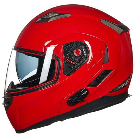 ILM 953 Bluetooth Integrated Modular Flip up Full Face Motorcycle Helmet