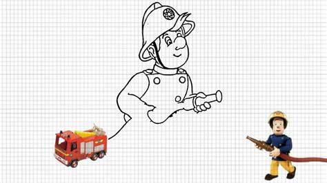 Fireman Sam - How to Draw Fireman Sam - Video - YouTube